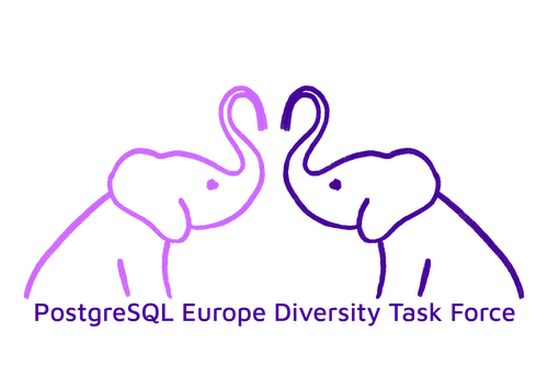 PostgreSQL Europe Diversity Task Force logo