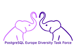 PostgreSQL Europe Diversity Task Force logo